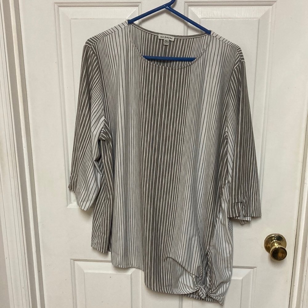 3 /$20… bundle and save
Striped Gray Women's Top